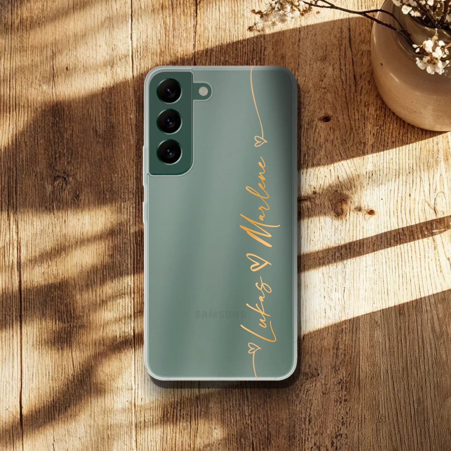 Personalisierte Handyhülle mit Schweif und Namen - Samsung