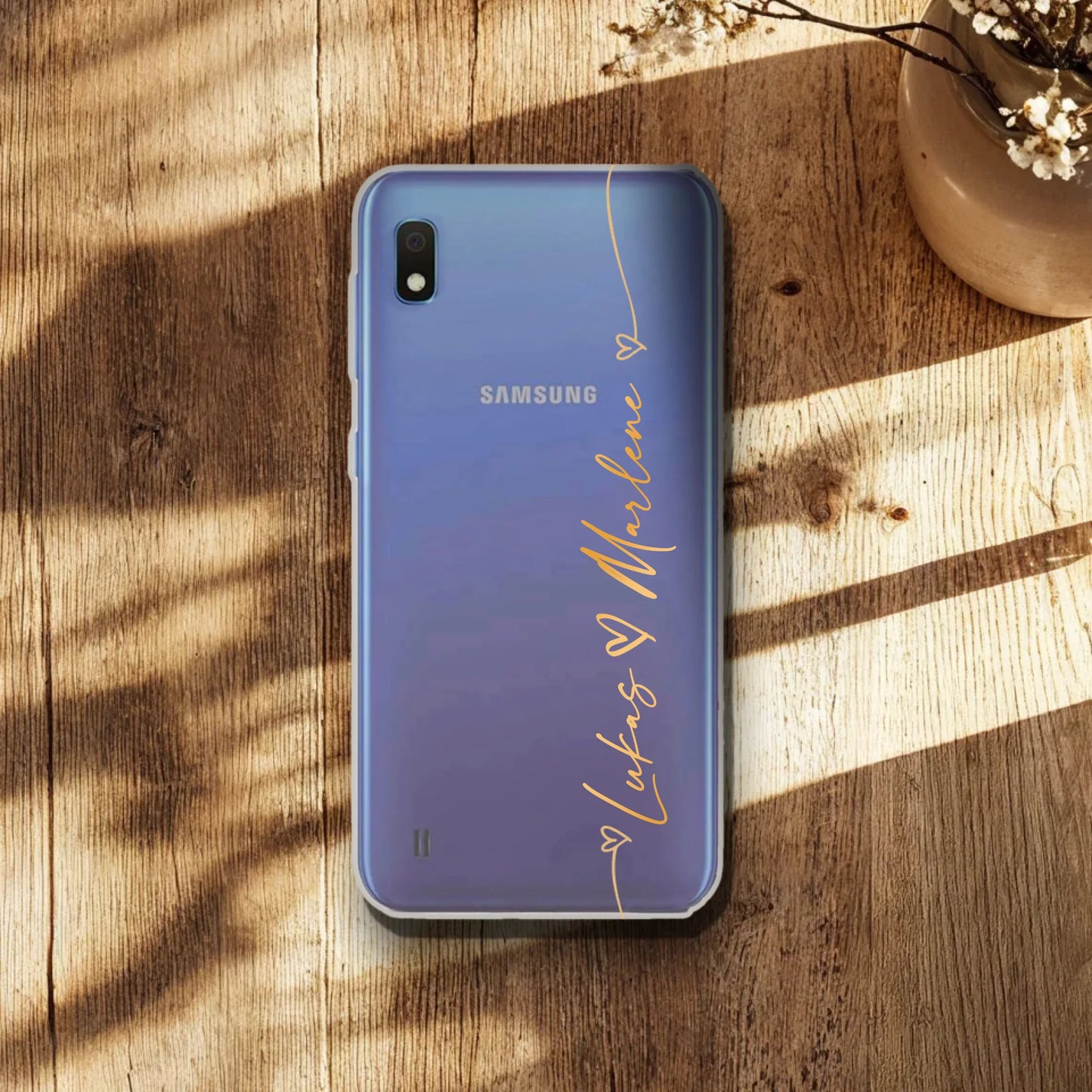 Personalisierte Handyhülle mit Schweif und Namen - Samsung