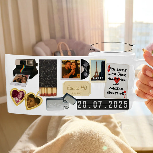 Personalisierte Tasse im Matchbox Design