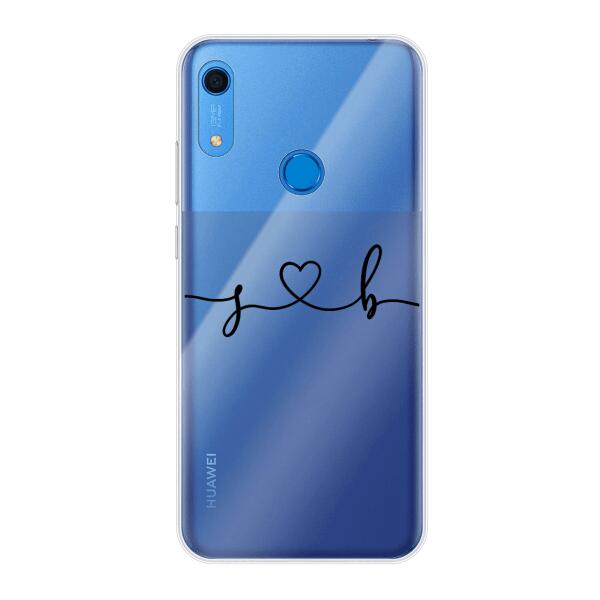 Personalisierte Handyhülle mit euren Initialien (Geschwungen) - Valentinstags Geschenk -  Huawei