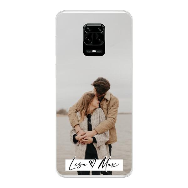 Personalisierte Handyhülle mit Foto und Text - Valentinstags Geschenk - Xiaomi