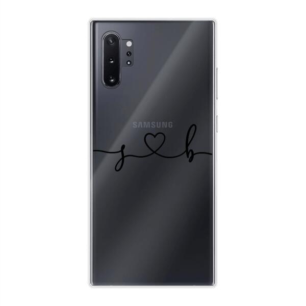 Personalisierte Handyhülle mit euren Initialien (Geschwungen) - Valentinstags Geschenk - Samsung