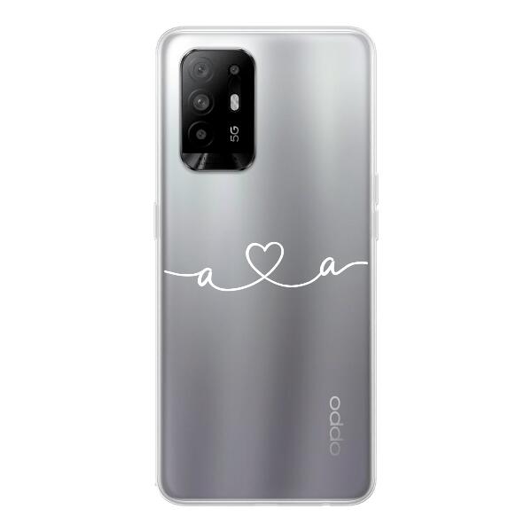 Personalisierte Handyhülle mit euren Initialien (Geschwungen) - Valentinstags Geschenk - Oppo