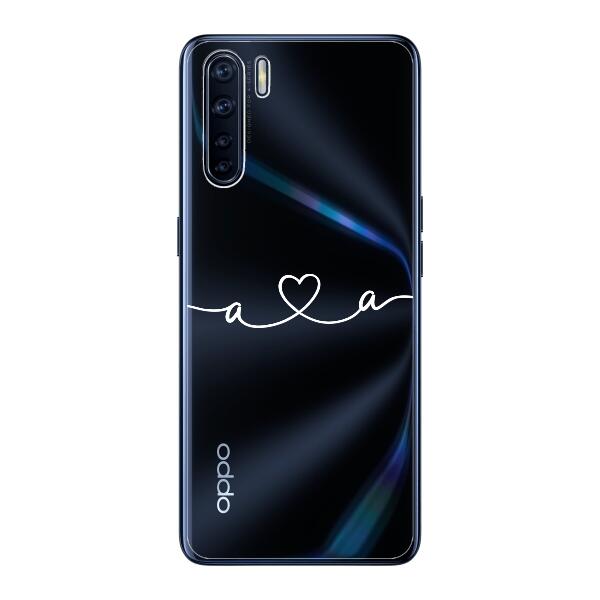 Personalisierte Handyhülle mit euren Initialien (Geschwungen) - Valentinstags Geschenk - Oppo